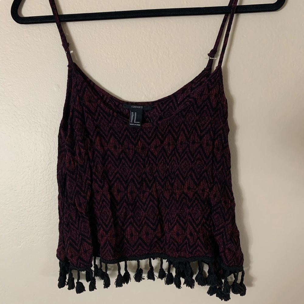 Forever 21 tassel shirt